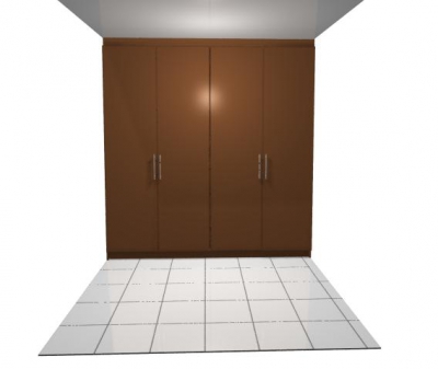 
Гардероб четрикрилен