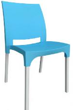 Син модерен стол