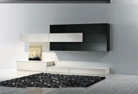 секция бяло-черно