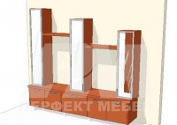 
холна секция с 3 витрини